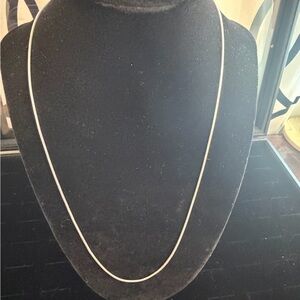 Sterling Silver box Chain Necklace